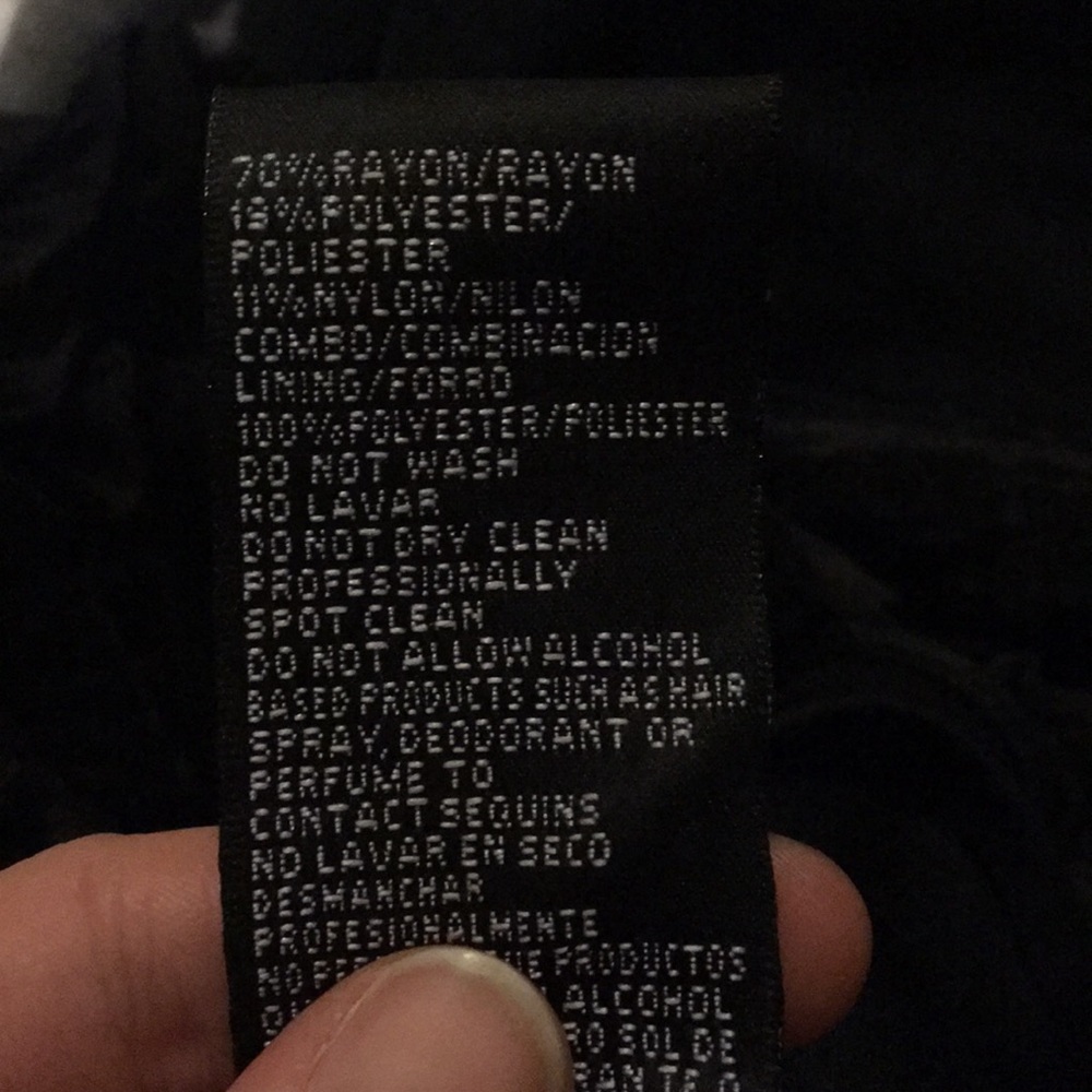 Black Ruffle Dress - Picture 5 of 5